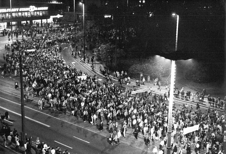 Leipzig, Montagsdemonstration, 23. Oktober 1989