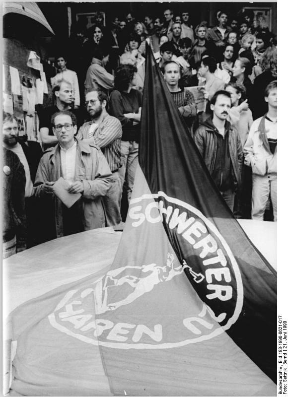 Berlin, Demonstration der Bürgerbewegung, 21. Juni 1990